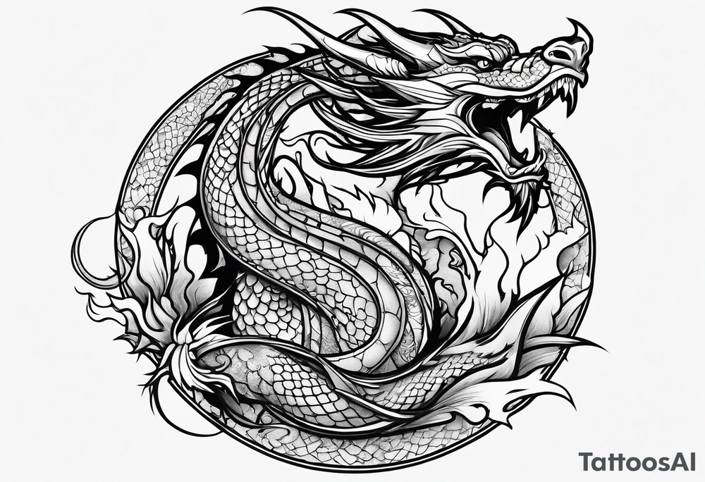 dragons tattoo idea