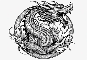 dragons tattoo idea