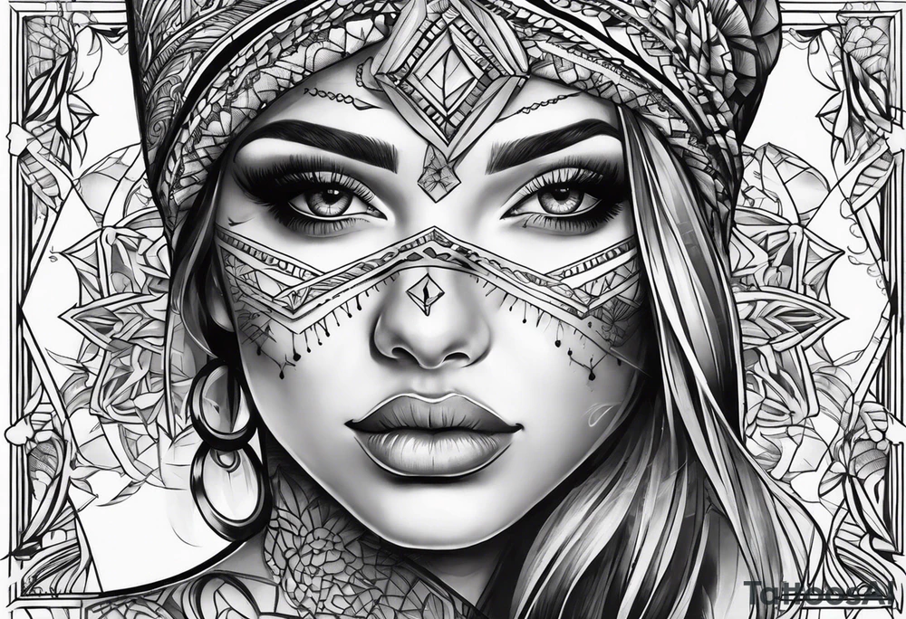 losange tattoo idea
