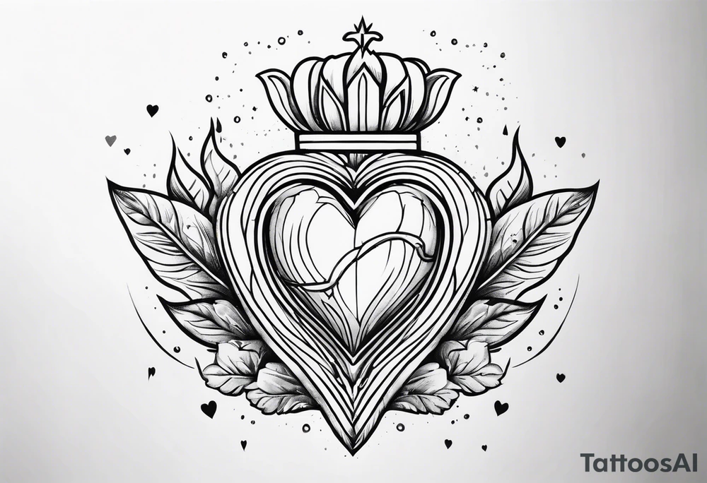 sacred heart newschool tattoo tattoo idea
