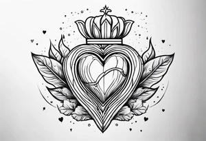 sacred heart newschool tattoo tattoo idea
