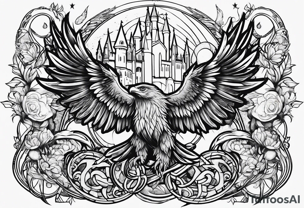 Harry Potter fantastic beasts wands magic tattoo idea