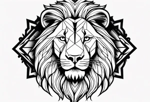 Trident with snake wrapped around it tattoo idea