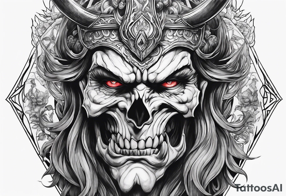 hades the god of death tattoo idea