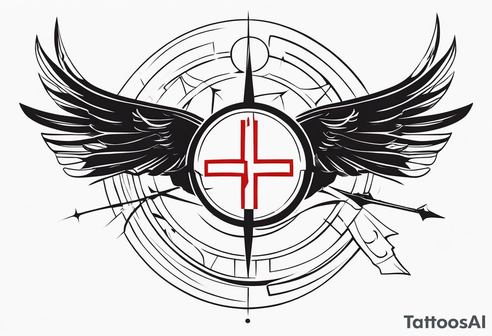 Crossroads good and evil tattoo idea