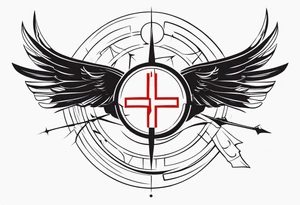 Crossroads good and evil tattoo idea
