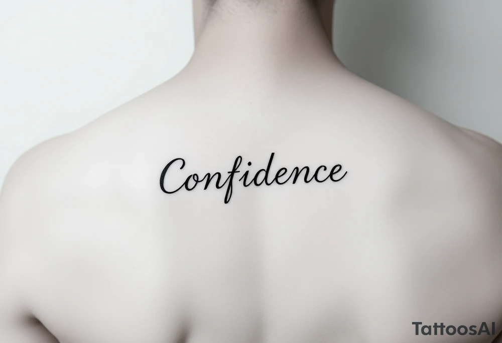 Confidence tattoo idea