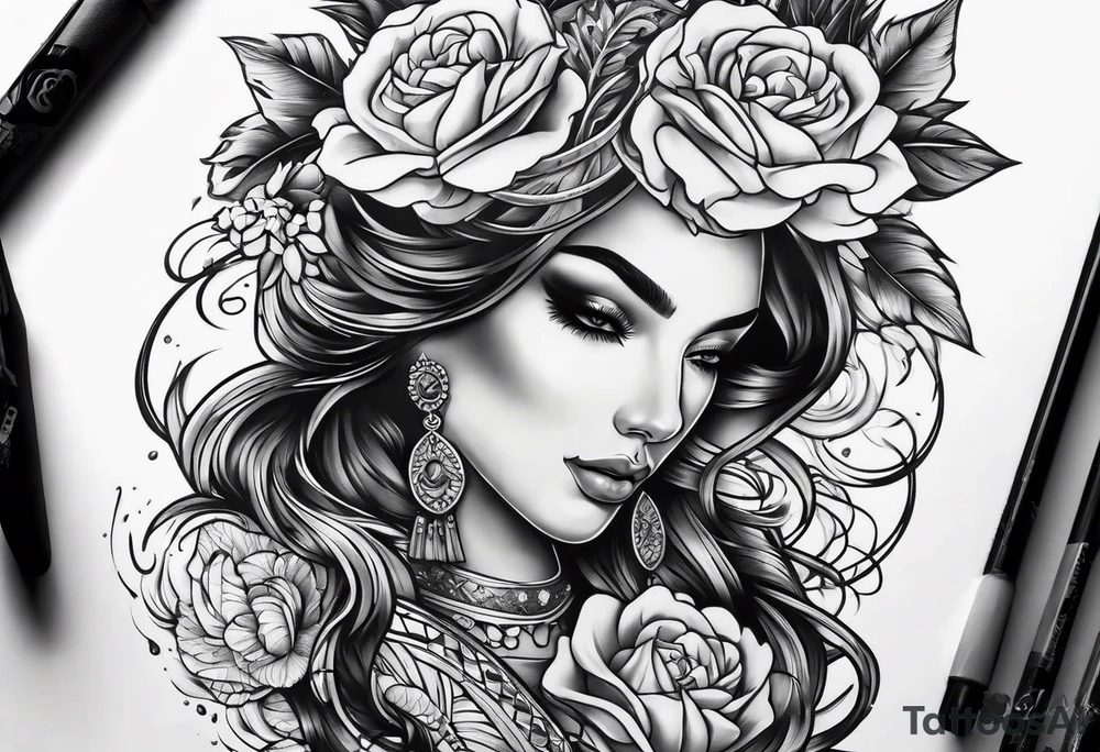 Full back tattoo canvas tattoo idea