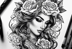 Full back tattoo canvas tattoo idea