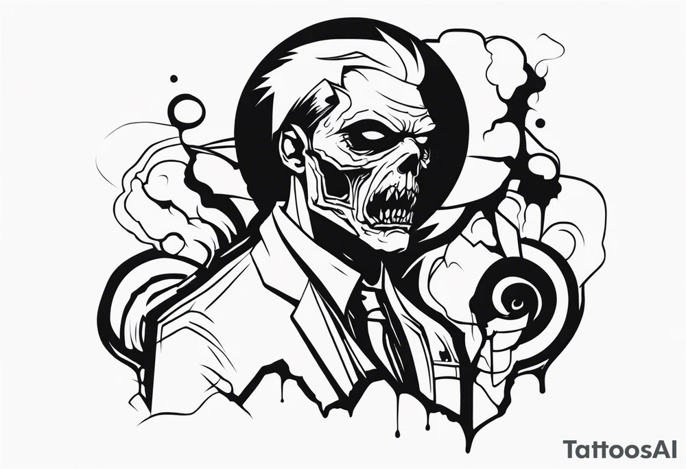 Zombie tattoo idea