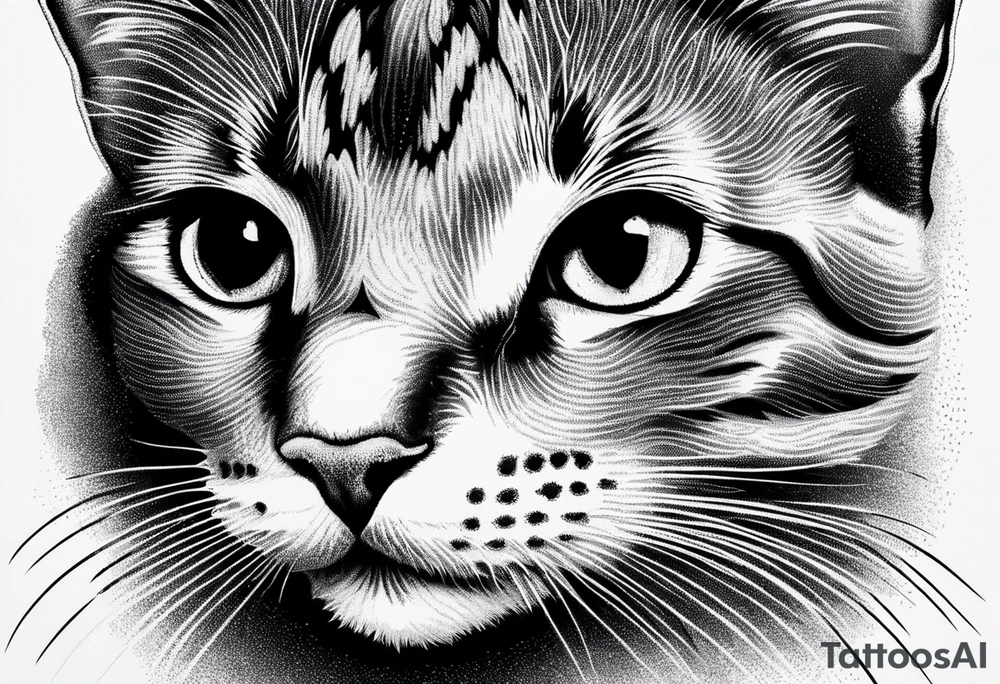 Cutie kitty tattoo idea