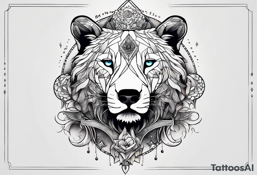 Constellation, animal tattoo idea