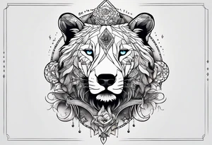 Constellation, animal tattoo idea