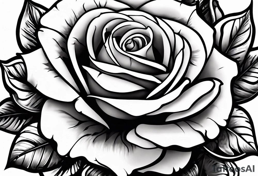 A rose tattoo on the right hand with names engraved in the petals and to finish skeleton bone fingers tattoo idea