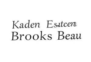 Kaden Easton Brooks Beau made into a crossword puzzle tattoo idea
