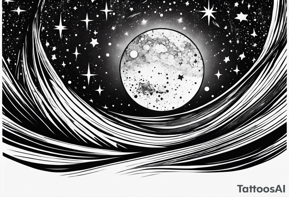 milky way galaxy tattoo idea