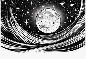 milky way galaxy tattoo idea