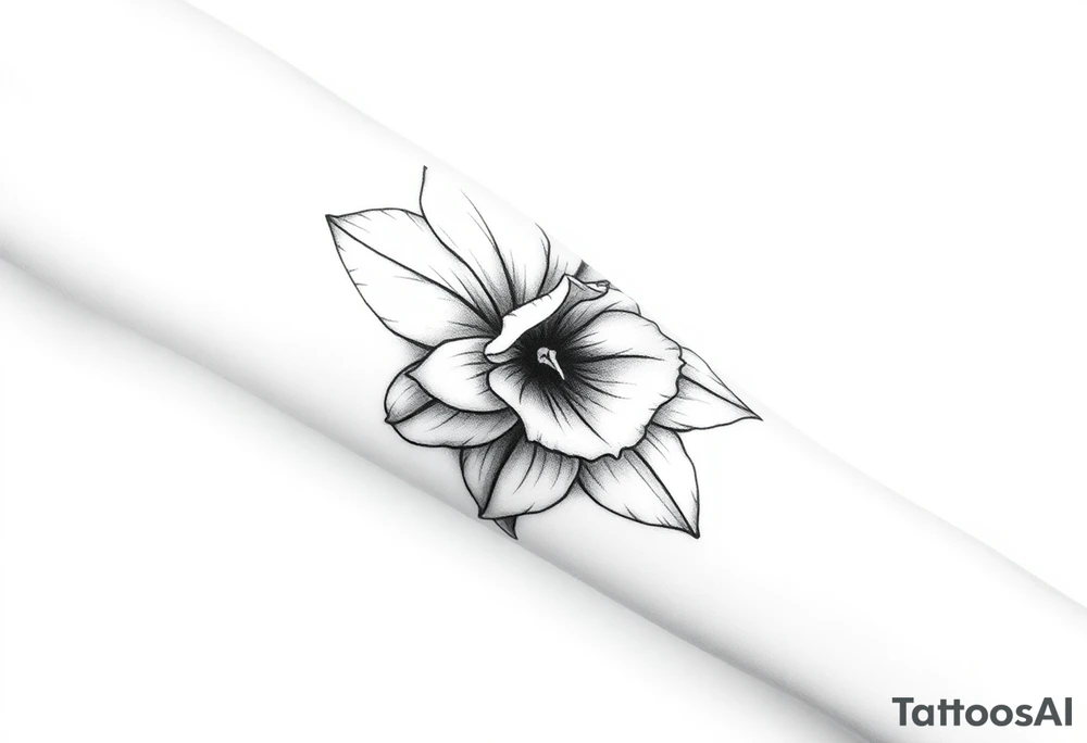 Narcissus  on forearm tattoo idea