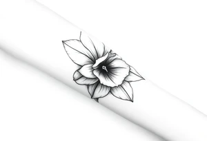 Narcissus  on forearm tattoo idea