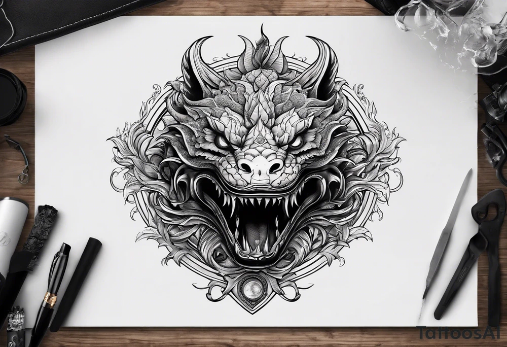 Leviathan tattoo idea