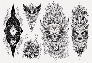 メキシコ　サボテン tattoo idea