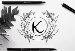 Initials KPL tattoo idea