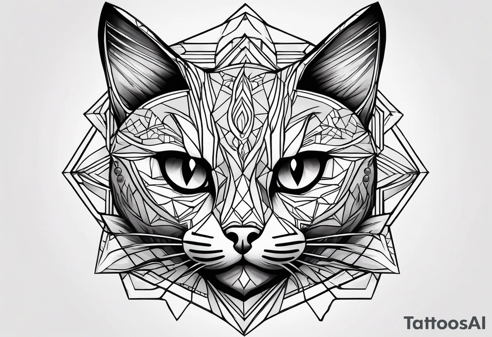 Black Cat tattoo idea