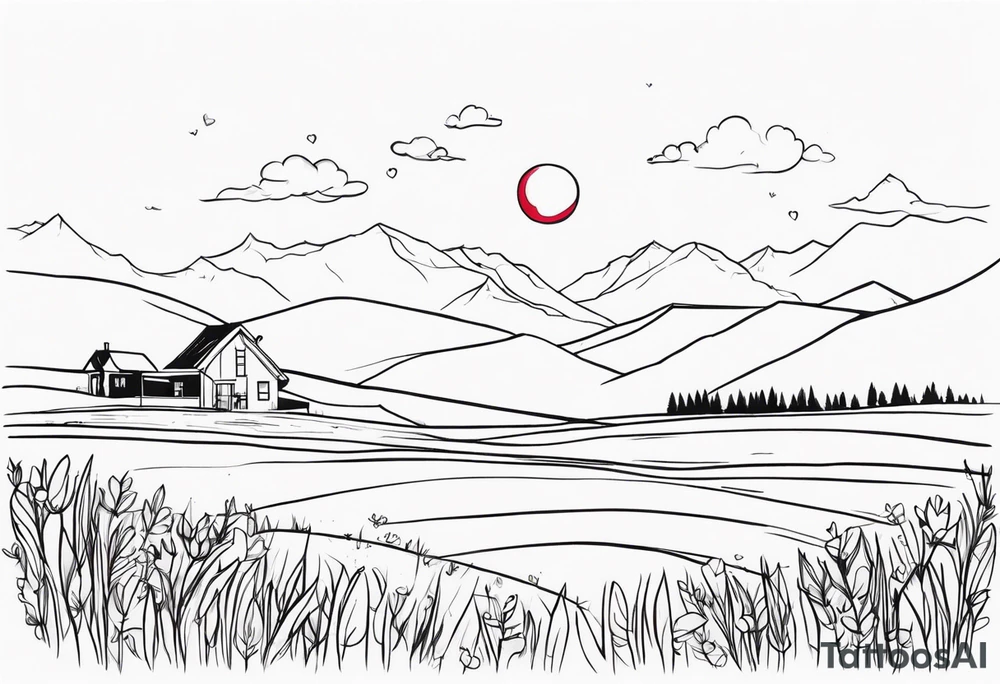 love on a field tattoo idea