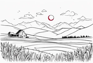 love on a field tattoo idea