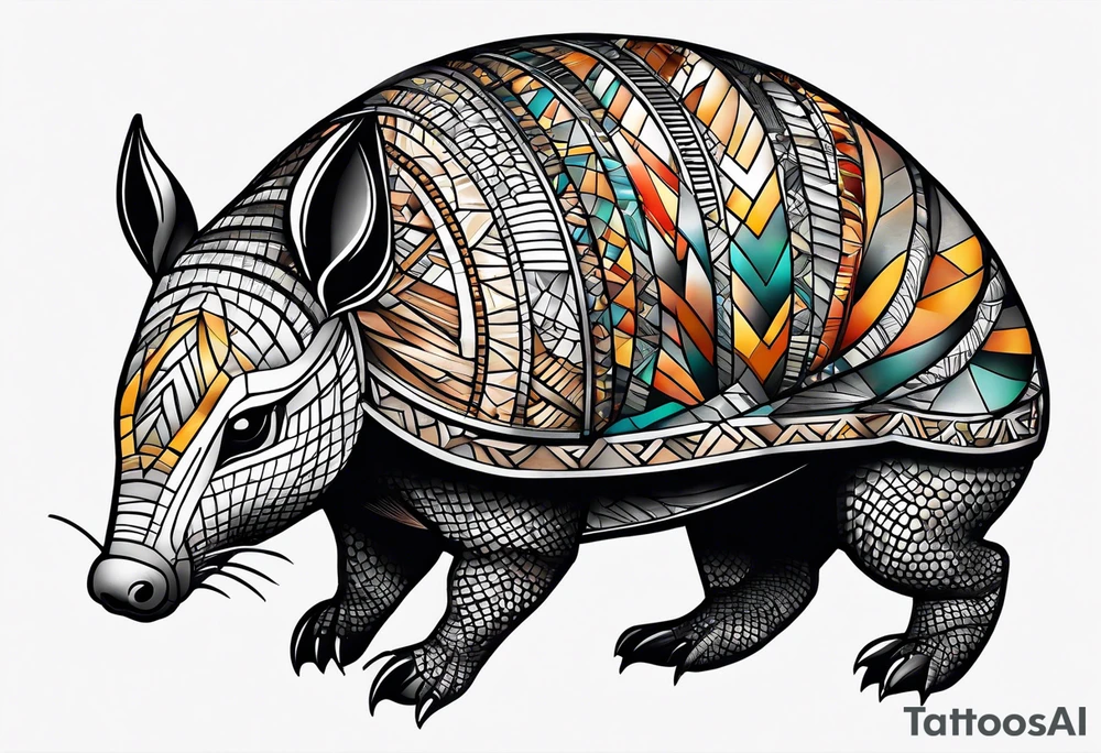 armadillo tattoo idea