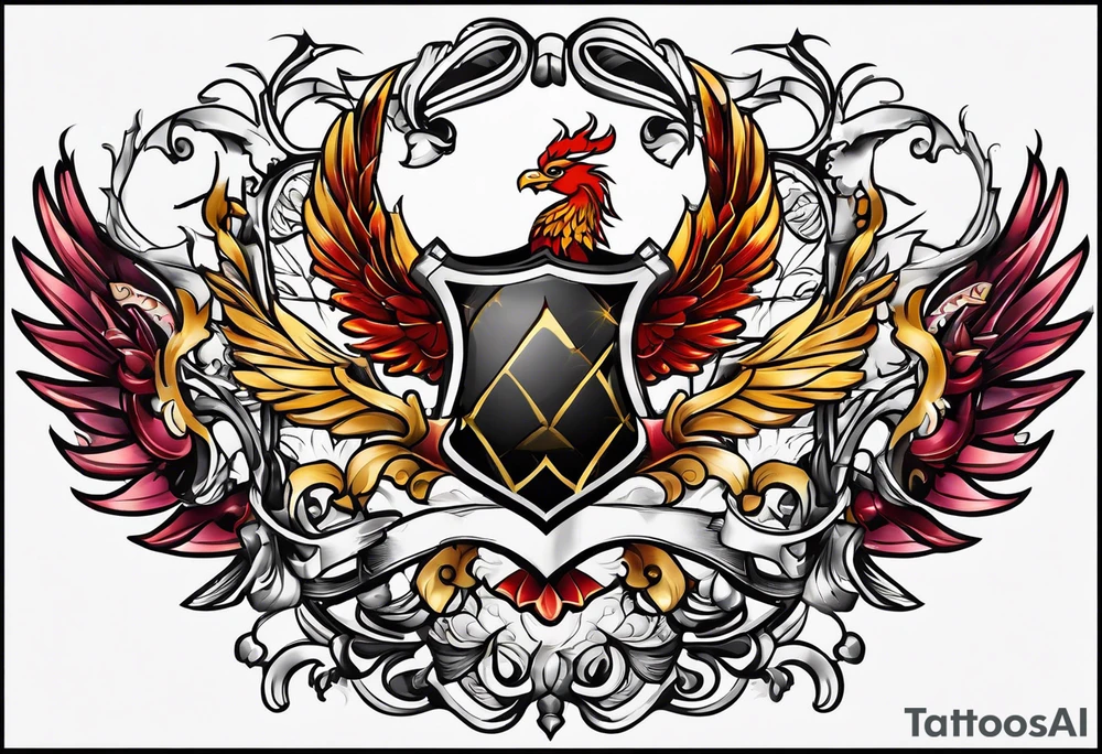 Prentice Family Crest tattoo idea