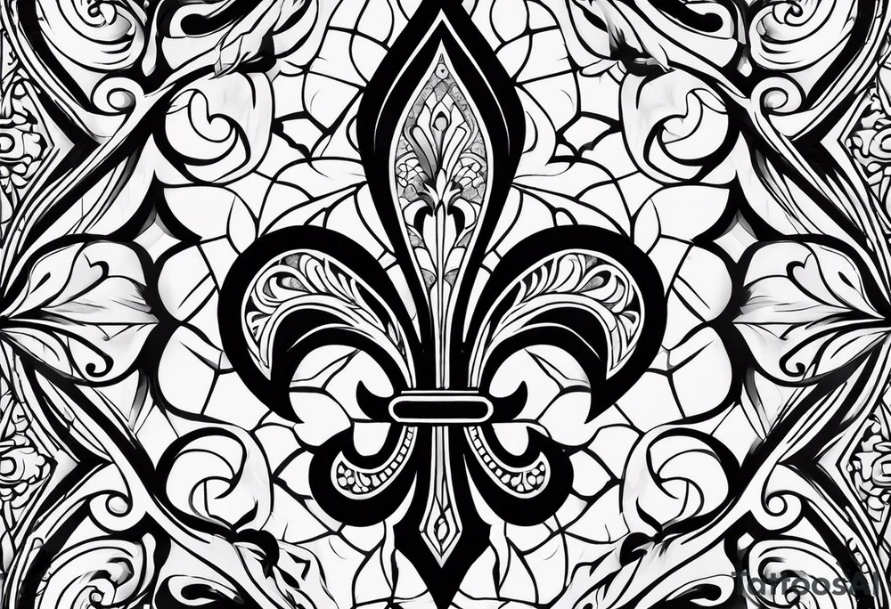 Fleur de lis tattoo idea
