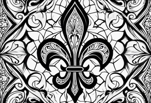 Fleur de lis tattoo idea