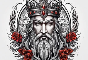 A religious christian forearm tattoo portraying redemption tattoo idea