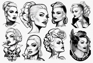 gwen stefani tattoo idea