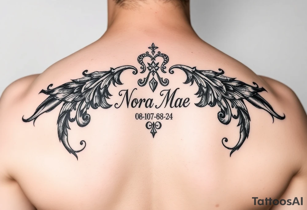 Nora Mae
06-07-67 - 08-08-24 tattoo idea
