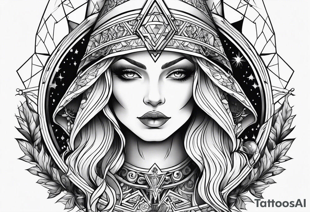 Witch tattoo idea