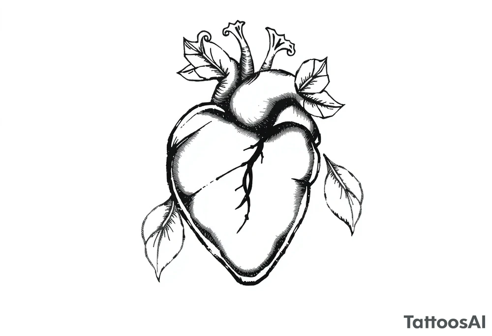 Pata e coração tattoo idea