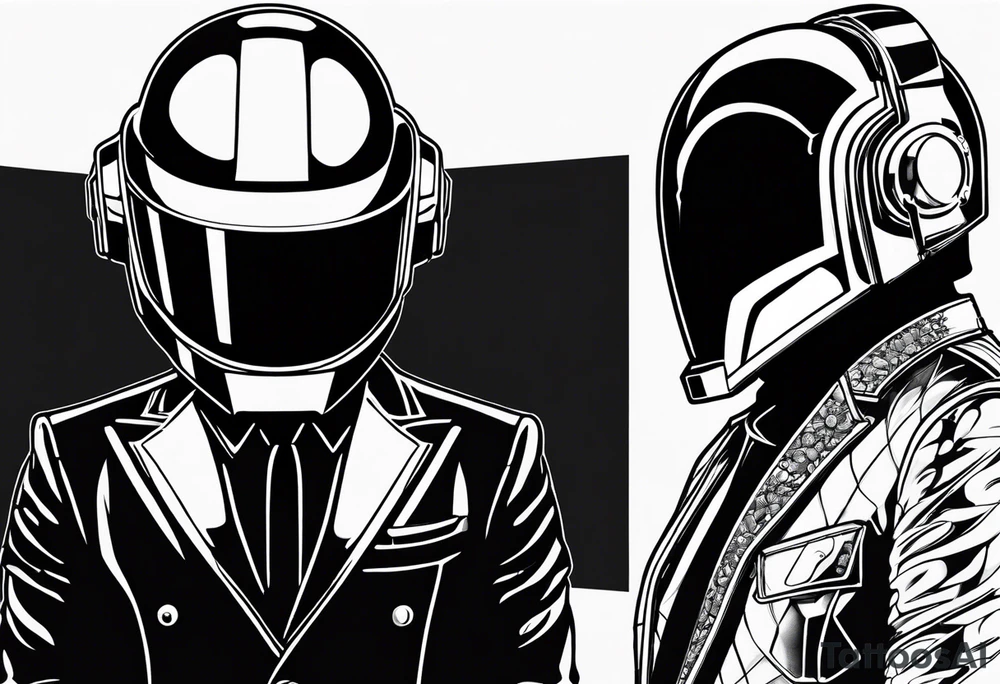 daft punk band tattoo idea