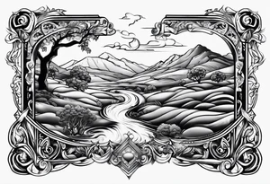 Psalms 23 tattoo idea