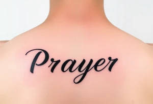 Prayer tattoo idea