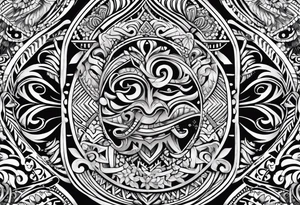 traditional Hawaiian tattoo idea