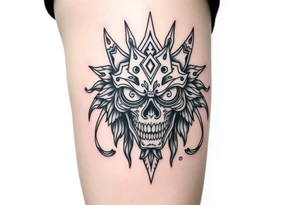 The yellow kings pallid mask tattoo idea