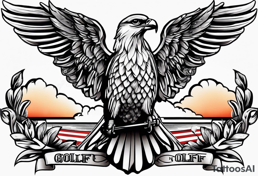 Golf tattoo idea