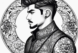 son half sleeve tattoo idea