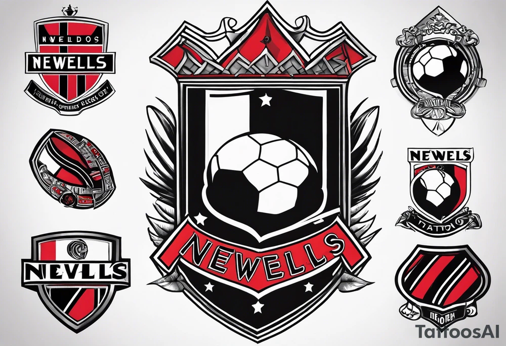 I need a tatto from Newells old boys, a club of football from Rosario, Argentina tattoo idea