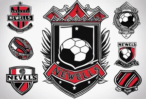 I need a tatto from Newells old boys, a club of football from Rosario, Argentina tattoo idea