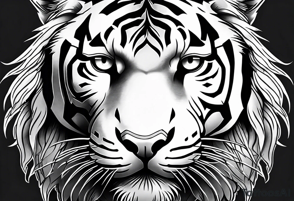 tiger tattoo idea