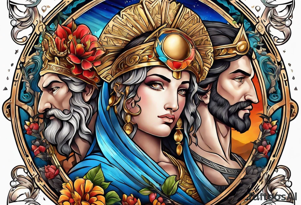 Greek gods tattoo idea