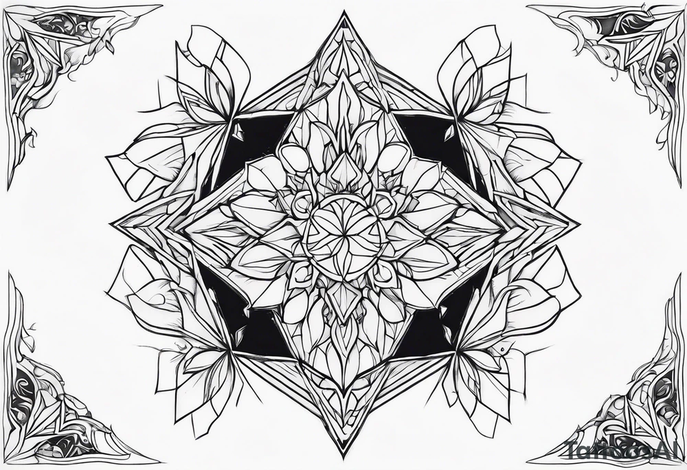crystal tattoo idea